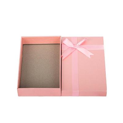 China 2020 Recyclable Hot Selling Exquisite And Cheap Wholesale Heaven And Earth Blanket Gift Boxes With Ribbon Bow for sale