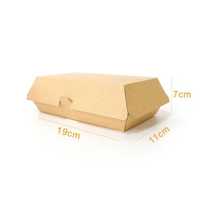 China Disposable Netting Biodegradable Paper Take Away Lunch Fast Food Box Packaging for sale