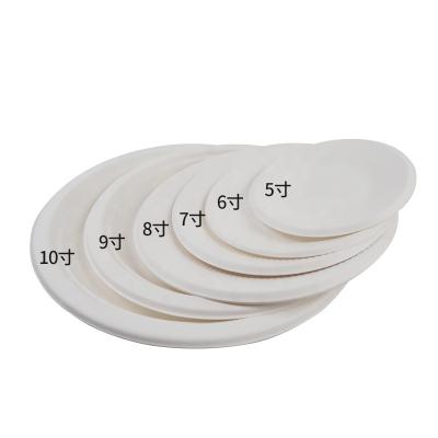 China Sugar Cane WALL DOUBLES Pulp Dish 100% Compostable Environmental Friendly Biodegradable Disposable Tableware Bagasse Products for sale