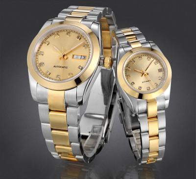 China Brands of water resistant watches men 2017 hot automatic movt stainless steel watch most popular products for sale