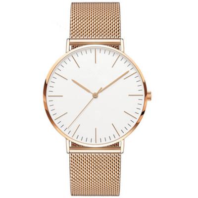 China Best Quality Stainless Steel Case Mesh Band Watches Fashion Minimalist Non-Specific Analog Reloj Hot Ultrathin Thin Quartz Watch for sale