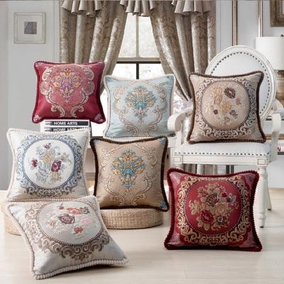 China Jacquard Factory Supply House Gifts Pillow Case Decorative Cushion Cover Cushion Cover For Sofa Classic for sale