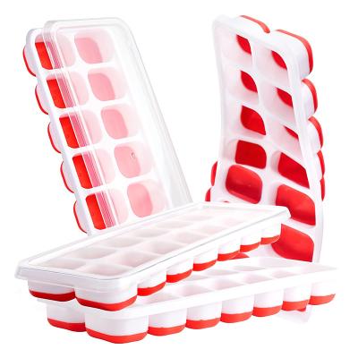 China Sustainable China Wholesale Ice Tray Ice Cube Trays Silicone Ice Cube Tray for sale