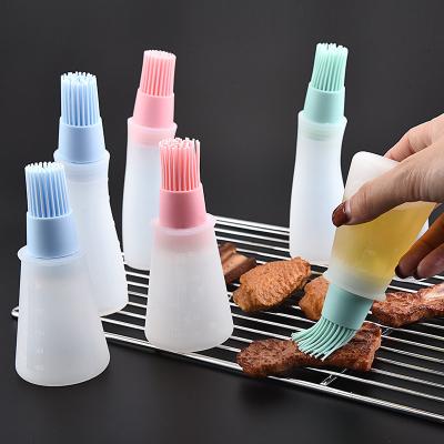 China Sustainable Silicone Oil Bottle Brush Oil Brush Kitchen Gadget Barbecue Kitchen Gadget Barbecue Seasoning Brush for sale