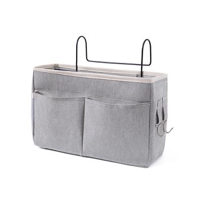 China Hot Selling High Quality Books Toys Bed Hanging Rack Hutch Bag Near Storage Bag Diaper Pocket for sale