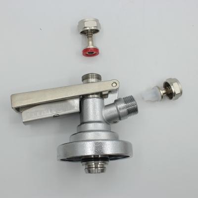 China Brass Flat Type Keg Coupler F System G5/8 Connector for sale