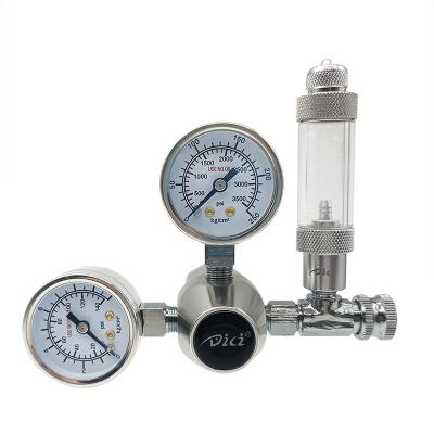 China Exterior Hard Oxidation Treatment mini Co2 Regulator Aquarium Solenoid Pressure Regulator à venda