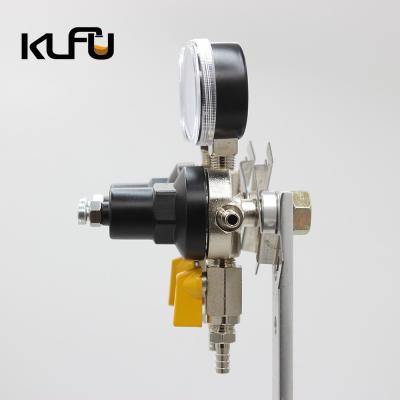 China co2 pressure regulator with dual gauge for homebrew beer kegerator for sale