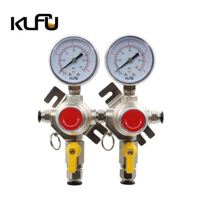 China C10 Thread Co2 Gas Regulator Two Way Pressure Reducing Valve for sale