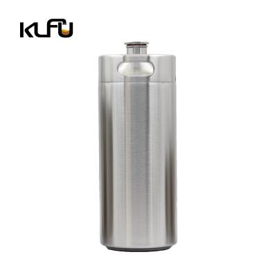 China 304 Stainless Steel Mini Beer Keg 4l Coffee Storage Brewing Keg for sale