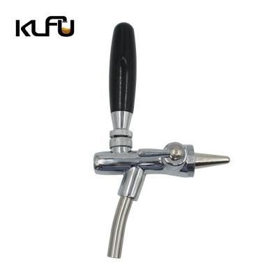 China Golpecito de acero inoxidable ajustable del grifo del dispensador de la cerveza de la bebida de la barra del brebaje casero del control de flujo en venta