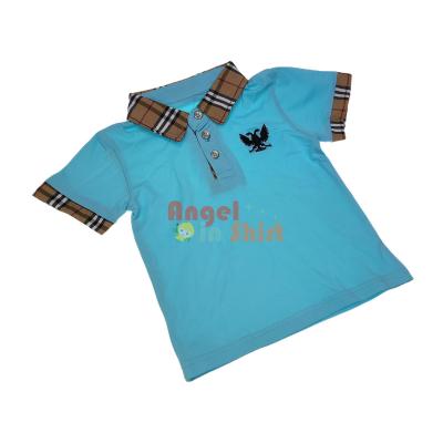 China Kids Casual V-Neck T-Shirt 100% Ring Spun Cotton From Indian Manufacturer for sale