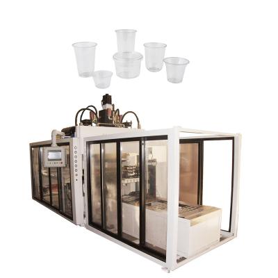 China Hotels Low Price Thermoforming Plastic Cup Making Machine , Machine For Making Disposable Plastic Cups Plating Trays for sale