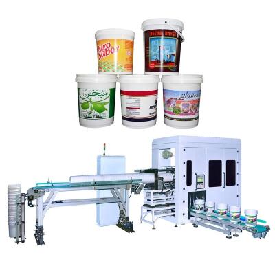 China Pail Feeding System Automatic Pail Feeding System With Speed ​​In 15pcs/min QJY-6350 Pail Printer Machine for sale