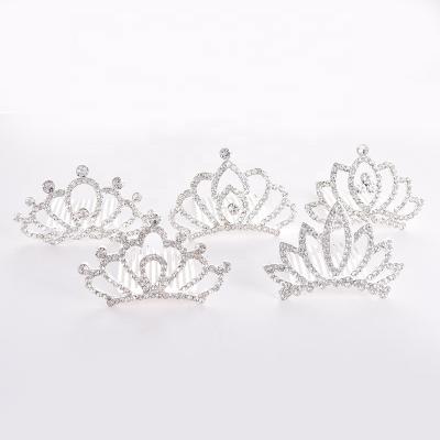 China 2022 fashion children crown jewelry princess crown for birthday for girls festival show hair accessories flower crown for sale