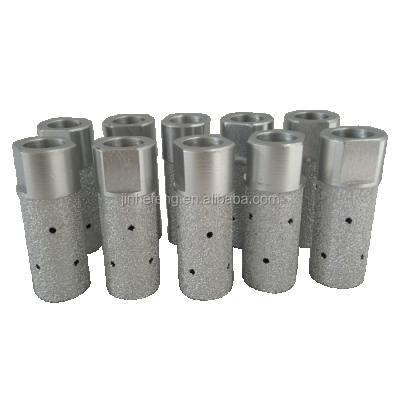 China Steel Vacuum Welded Diamond Drum Wheels Zero Tolerance Wheels Finger Bit for sale