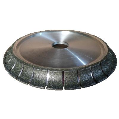 China D140/160/180/200/250/300 Plated Diamond Ferrous Metal Profile Cutting Grinding Polishing Wheels For Marble, Porcelain Grinding Wheel for sale