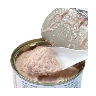 China OEM 170g/c Balanced Nutrition Salmon Milky Foam Canned Cat Food Cat Treat Pet Snacks Pet Products for sale