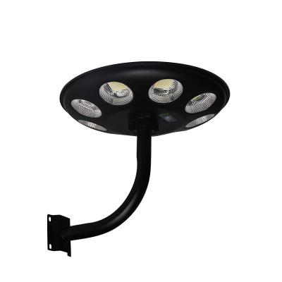 China Theme Park High Power 550mm UFO 1000W Solar Street Light Wall Mounted With Pole for sale