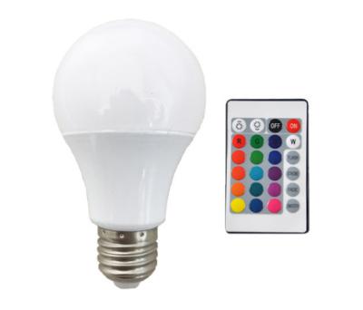 China Colorful RF RGB+W/WW Remote Control Energy Saving Led Bulb Light From China Manufacture Wholesale Price Lighting for sale