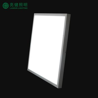 China Modern 48W 600*600MM Surface Mounted White / Black LED Panel Light Housing Ceiling Down Light Led Panel for sale