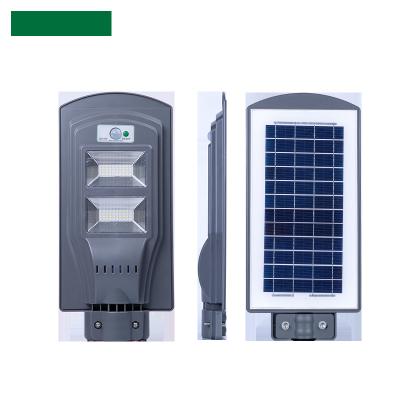 China Low price garden light outdoor polycrystalline silicon integrated sensor solar street light led street light for sale