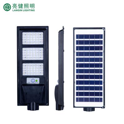 China Garden ABS 120W All-in-One Solar Street Light With High Lument Good Quality Solar Led Dinner Street Light CE RoHS for sale