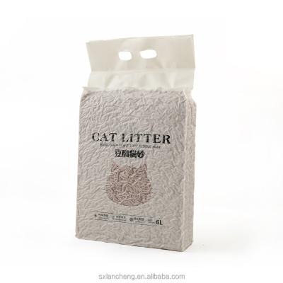 China 2021 Factory Super Hot Sale Fiber Eco-friendly September Flushable Quick Bunching Cat Litter For Pet Cleaning for sale