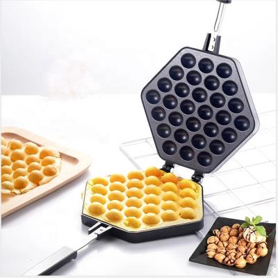 China Viable Non-Stick Grill Pan Double Sided Pressure Plate Egg Cake Pan Egg Puff Waffle Maker Egg Waffle Maker for sale