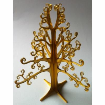 China Shiny Gold Acrylic Christmas Tree (Double Side Gold Color) for sale