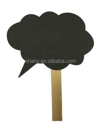 China Plywood board / high quality water painting the wooden mini chalk board note message sign for sale