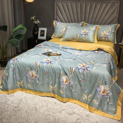 China Comforter Home Gift Air Conditioner Cotton Comforter Bedspread Cotton Queen Size Comforter Set for sale