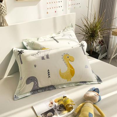 China Printing And Dyeing Anti-static Envelope Environmental Protection Style Pillow Cover Flowers Custom Pillow Case Printing Children for sale