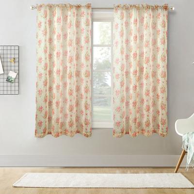 China Luxury Printed Insulated Toile Drapes in Living Room Window Screen Drapery Party Window Drapes and Drapes for sale