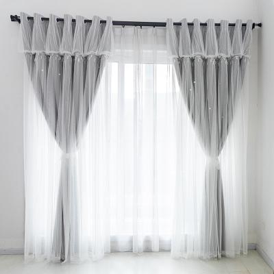 China Double-Layer Insulated Integrated High Precision Polyester Curtains Turkey Fashion Curtain Along for sale