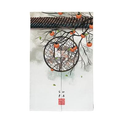 China Beautiful Chinese Style Bedroom Blackout Insulated Love Hanging Wholesalers Garden Door Curtain for sale