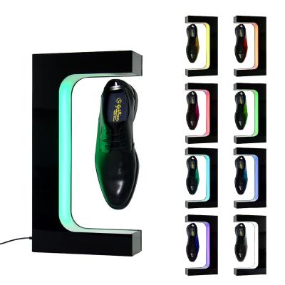 China Exhibition 2022 New Style Floating Shoe Display, 360 Degree Rotating Levitating Shoe Display for sale