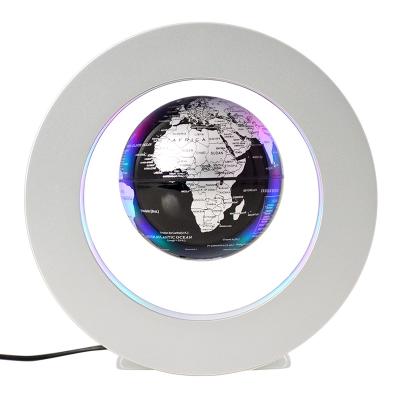 China #1 Top Floating Globe Bestseller On Amazon R Shape 3 To 6 Inch Floating Globe As A Gift For Kids, Rotation Magnetic Levitation World Map for sale