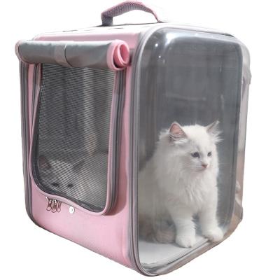 China Petseek Breathable Pet Bag Carrier Foldable And Portable Multiple Uses For Cats Dogs Moving for sale