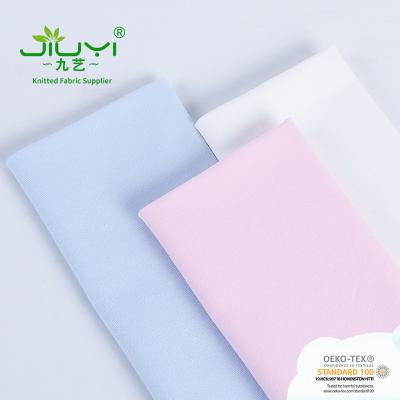 China Wholesale Sustainable 95% Organic Cotton 5%spandx Lightweight Plain Jersey Knit Fabric For Sleepwear for sale