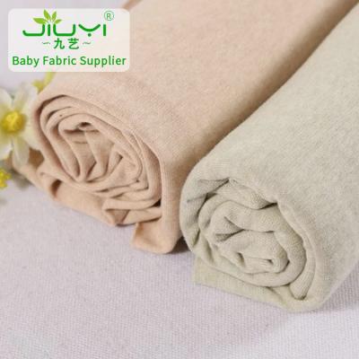 China Wholesale Healthy Organic Cotton 1x1 Colorful Organic 100 Rib Knitted Fabric for sale