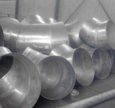 China stainless steel miter elbow with thin thickness for hot air equal for sale