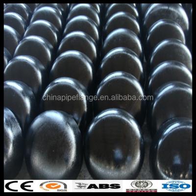 China Carbon Steel ASME B19.6 Black Carbon Steel Pipe End Cap for sale