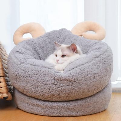 China Creative Travel Pet Bed Fleece Cat Bed, Warmer Soft and Softer for Cat and Small Dog for sale