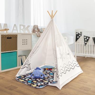 China Popular Kids Indoor Outdoor Play Kids Teepee Tent Game House Party Tent Toy Tent For Sale for sale