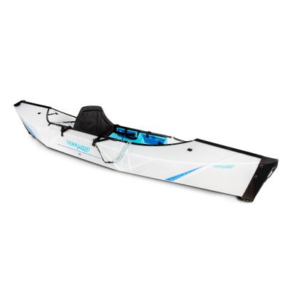 China Terravent 3M Cheap Foldable Canoe Boat Origami Kayak From PVC Factory Directly Sit On Top Folding Portable Canoe/Kayak for sale