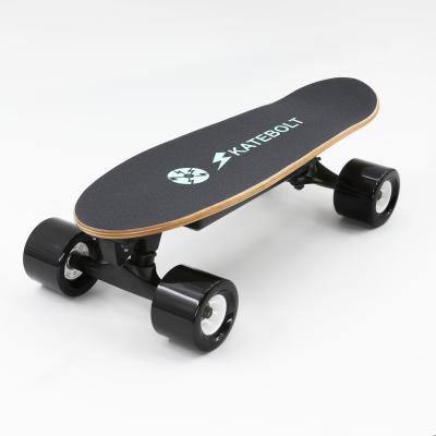 China Outdoor Activities Wholesale Mini Fashion Gift 70mm Mini Wheels S5 Motorized Skateboard Electric Remote Control Skateboard for sale