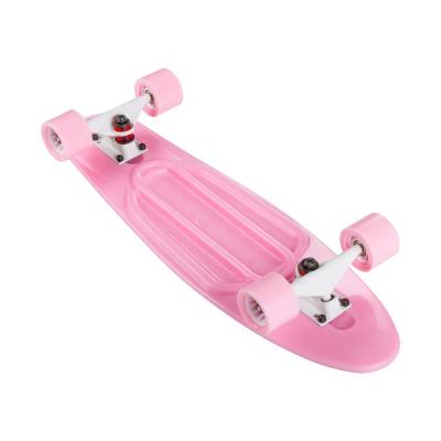 China Chinese Skateboard Plastic Board Outdoor Activities Skateboard Supplier 27 Inch Long Board 60*45cm High Shot 88A PU Wheels ABS Plastic Flat Plate 225lbs for sale