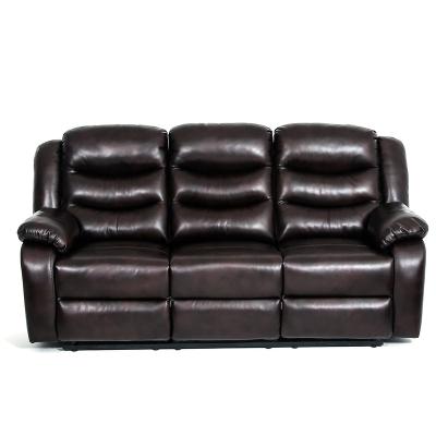 China Reclining Set Adjustable Luxury Sectional Living Room Couch Furniture Leather Sofas (Size) for sale