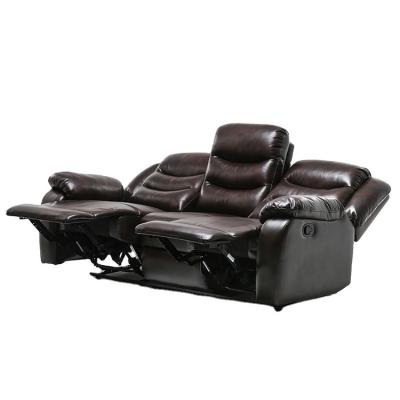 China (Size) 2021 adjustable hot sale sofa set furniture living room PU leather recliner sofa chair upholstered sofas for sale